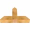 Ekena Millwork Portland Rough Sawn Timber Gable Bracket, Western Red Cedar, 36"W x 23"H x 6"D x 6"F, 15/12 Pitch GBW036X23X0606POR00RWR - alternate 5